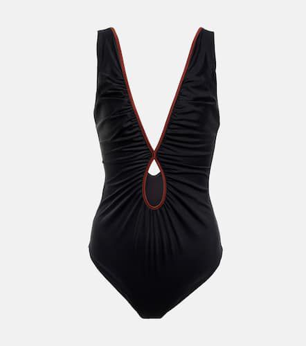 Cutout V-neck swimsuit - Johanna Ortiz - Modalova