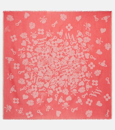 Pañuelo Icons de algodón, lana y seda - Vivienne Westwood - Modalova