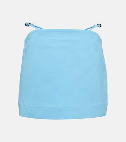 Ganni Embellished cotton miniskirt - Ganni - Modalova