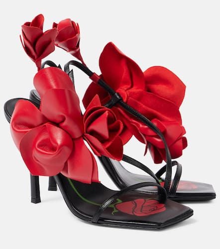 Verzierte Slingback-Sandalen aus Leder - Magda Butrym - Modalova