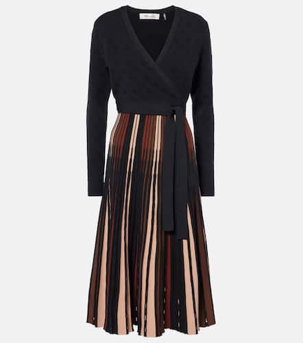 Ollie knitted plissÃ© wrap dress - Diane von Furstenberg - Modalova