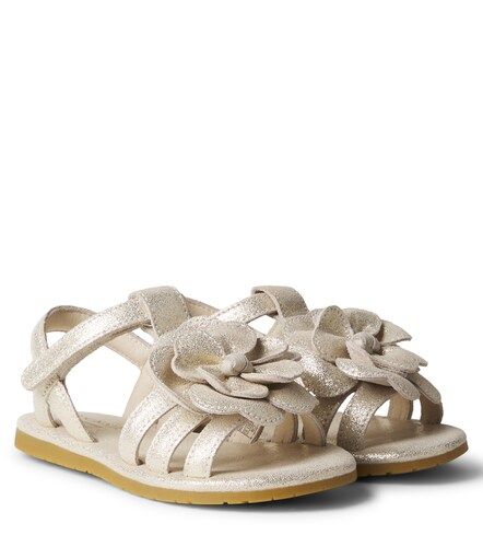 Iles Fields metallic leather sandals - Donsje - Modalova