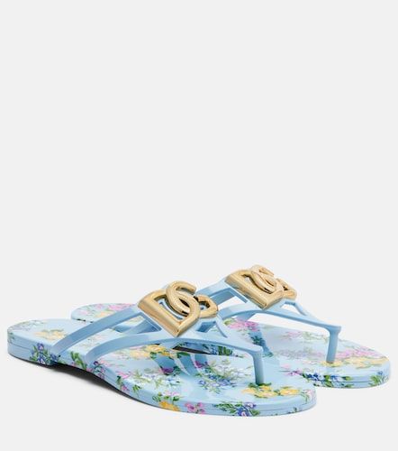 Dolce&Gabbana Floral thong sandals - Dolce&Gabbana - Modalova