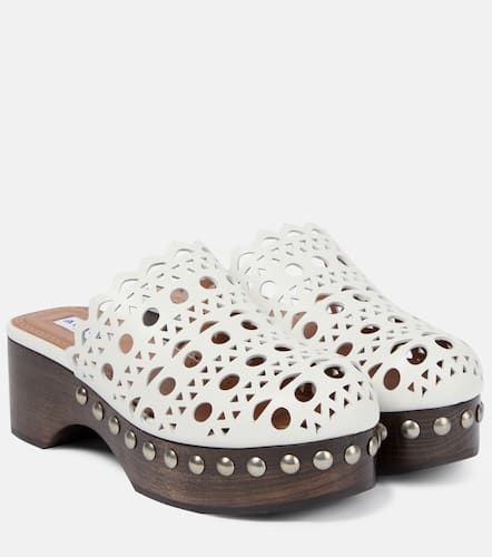 Alaïa Clogs Vienne aus Leder - Alaia - Modalova