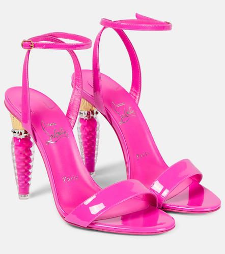 Sandalen Lipgloss Queen aus Lackleder - Christian Louboutin - Modalova