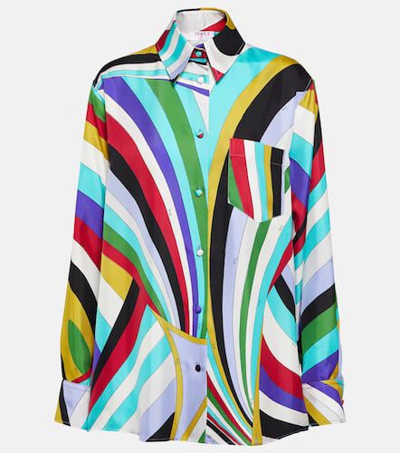 Pucci Printed silk-twill shirt - Pucci - Modalova