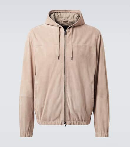 Herno Leather bomber jacket - Herno - Modalova