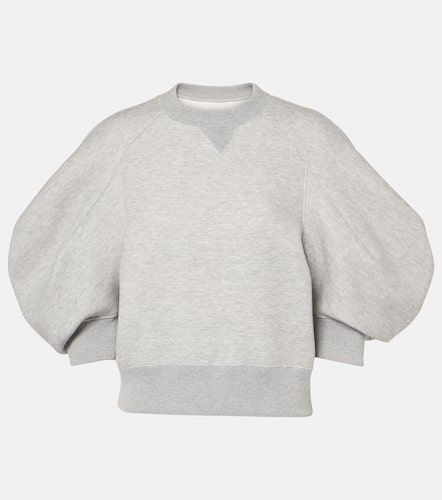 Sacai Top in jersey di misto cotone - Sacai - Modalova