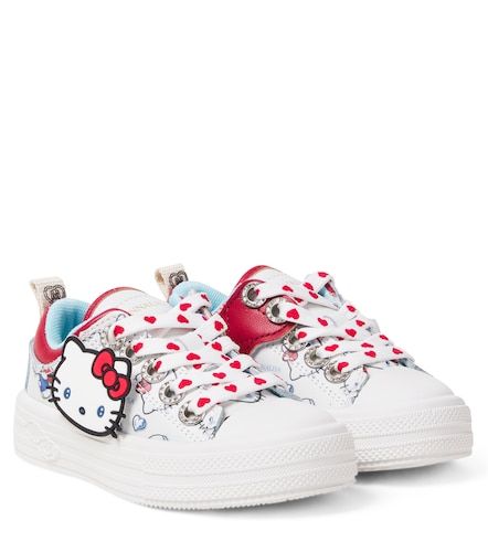 X Hello Kitty - Sneakers con pelle - Monnalisa - Modalova