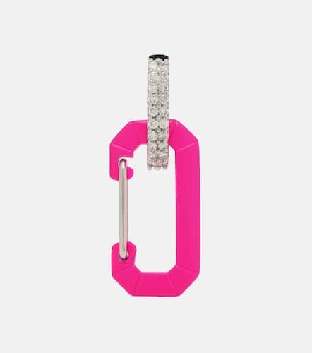 Small Chiara 18kt white gold and diamond single earring - Eera - Modalova