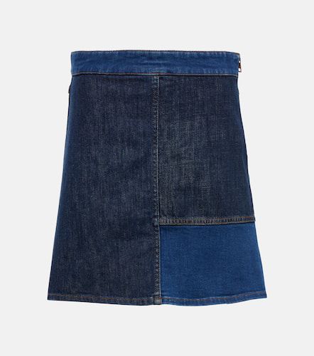 See By ChloÃ© Patchwork denim miniskirt - See By Chloe - Modalova