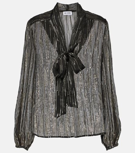 Rixo Moss metallic jacquard blouse - Rixo - Modalova