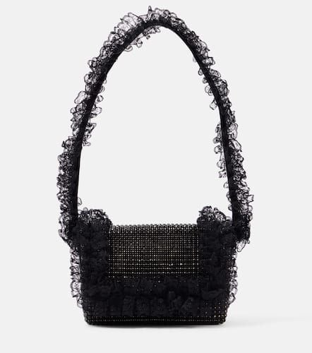 Embellished lace shoulder bag - Self-Portrait - Modalova