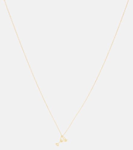 Martini 9kt yellow necklace with diamond - Aliita - Modalova