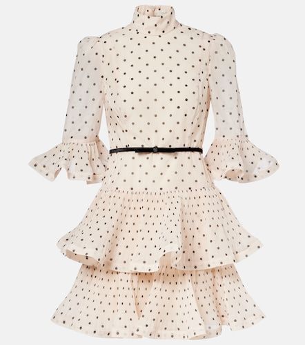 Polka-dot ruffled minidress - Zimmermann - Modalova