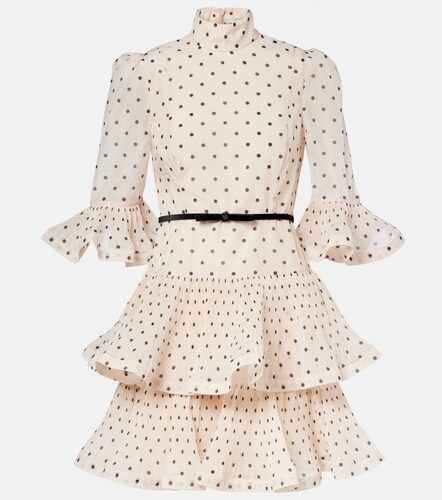 Polka-dot ruffled minidress - Zimmermann - Modalova