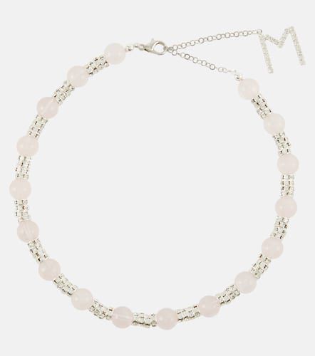 Embellished necklace with rose quartz - Magda Butrym - Modalova