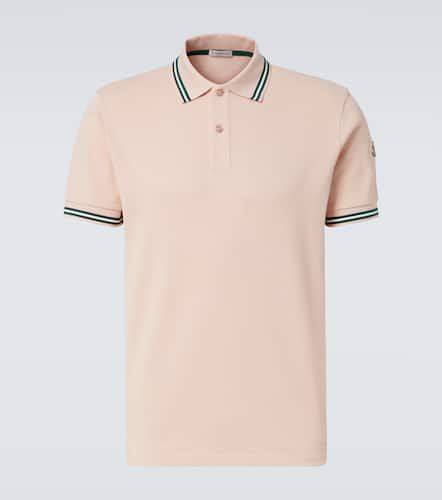 Moncler Polo de piqué de algodón - Moncler - Modalova