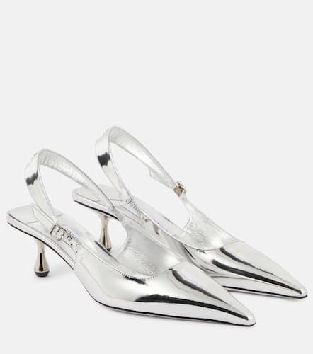 Amel metallic leather slingback pumps - Jimmy Choo - Modalova