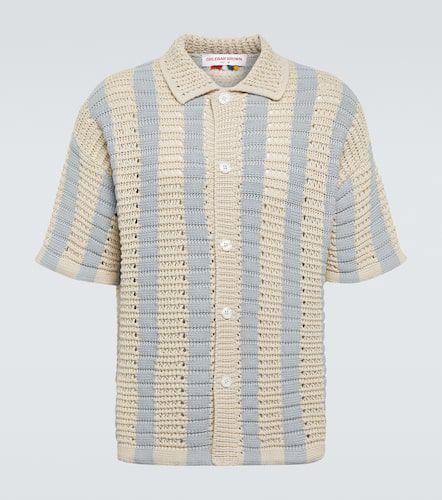 Thomas striped crochet cotton shirt - Orlebar Brown - Modalova