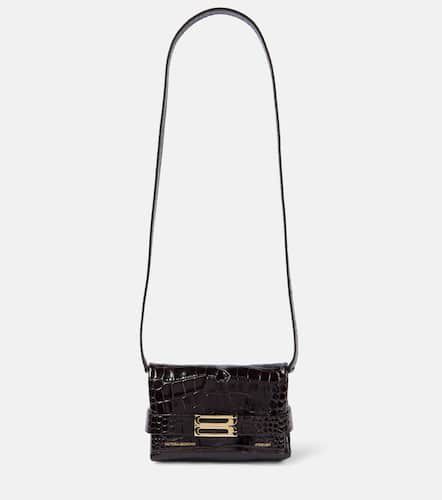 Mini croc-effect leather clutch - Victoria Beckham - Modalova