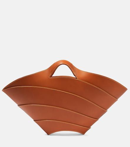 Alaïa Khaima Medium leather tote bag - Alaia - Modalova