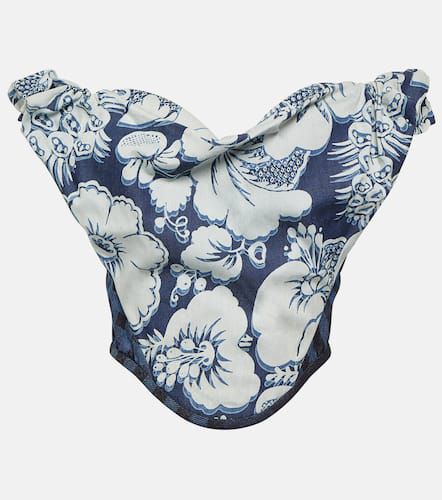 Sunday floral denim corset top - Vivienne Westwood - Modalova