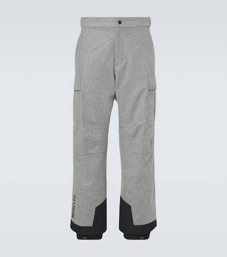 Skihose aus Wollflanell - Moncler Grenoble - Modalova