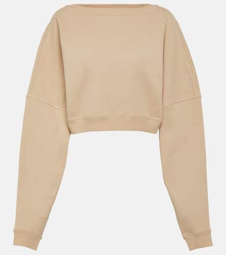 Cropped-Sweatshirt aus Baumwolle - Saint Laurent - Modalova