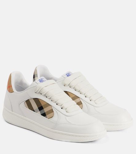 Burberry Leather low-top sneakers - Burberry - Modalova