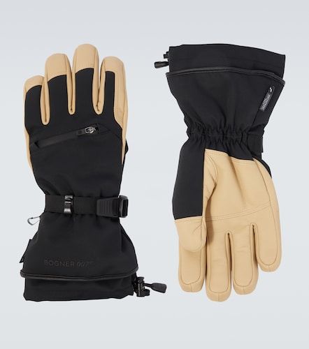 X 007 Adriano leather-trimmed ski gloves - Bogner - Modalova