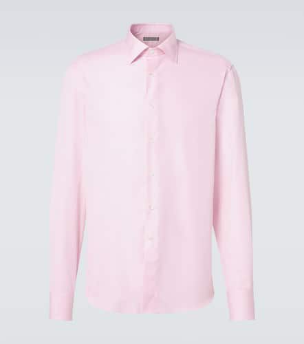 Camisa de popelín de algodón - Canali - Modalova