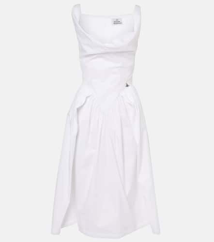 Sunday cotton corset midi dress - Vivienne Westwood - Modalova