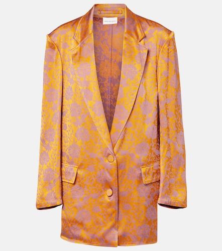 Blazer en jacquard à fleurs - Dries Van Noten - Modalova