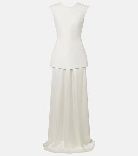 Rohe Silk-trimmed wool-blend gown - Rohe - Modalova