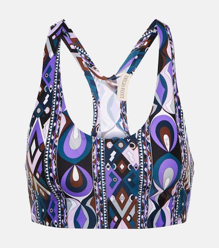 Pucci Printed racerback sports bra - Pucci - Modalova