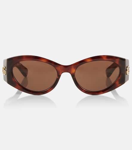 Gucci GG oval sunglasess - Gucci - Modalova