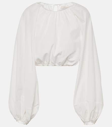 X Monikh Pereira silk and cotton crop top - Faithfull - Modalova