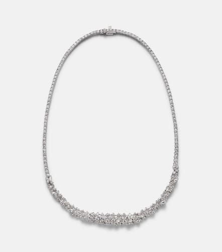 Choker Y-Couture in oro bianco 18kt con diamanti - Yeprem - Modalova