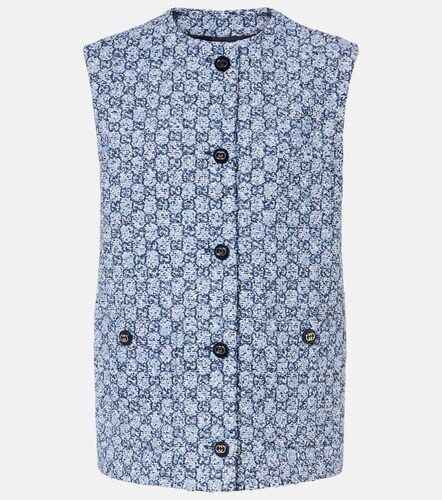 Gucci Chaleco de tweed con GG - Gucci - Modalova