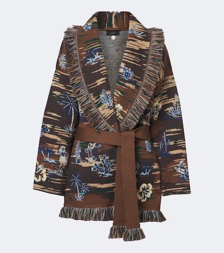 Texhawaii Rountrip jacquard wool-blend cardigan - Alanui - Modalova