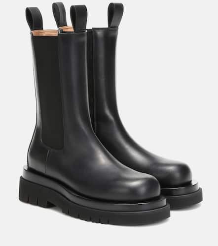Lug leather ankle boots - Bottega Veneta - Modalova