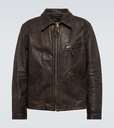 RRL Chaqueta de piel - RRL - Modalova