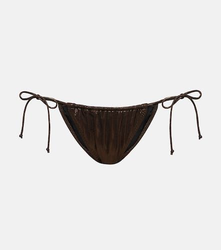 Slip bikini String metallizzato - Norma Kamali - Modalova