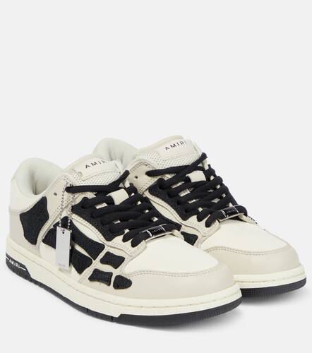 Skel-Top appliquÃ© leather sneakers - Amiri - Modalova