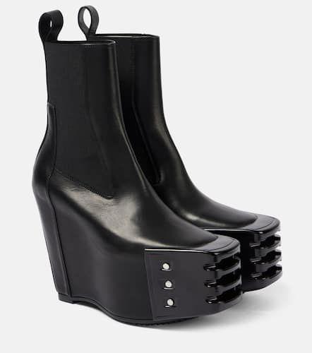 Stivaletti Chelsea Porterville in pelle con zeppa - Rick Owens - Modalova