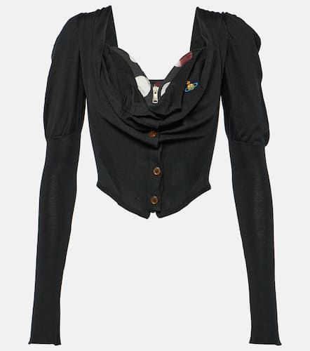 Top de lana y seda con mangas abullonadas - Vivienne Westwood - Modalova