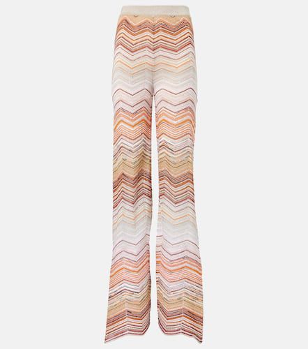 Pantalones anchos de lamé en zigzag - Missoni - Modalova