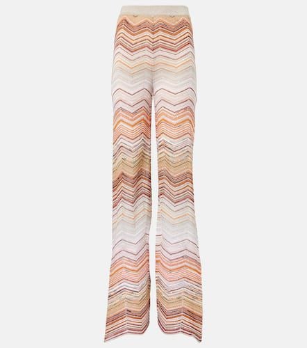 Weite Hose aus Strick mit Pailletten - Missoni - Modalova