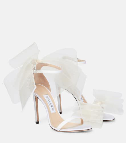 Sandali Aveline 100 con tulle - Jimmy Choo - Modalova